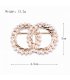 XSB032 - Double Ring Pearl Brooch